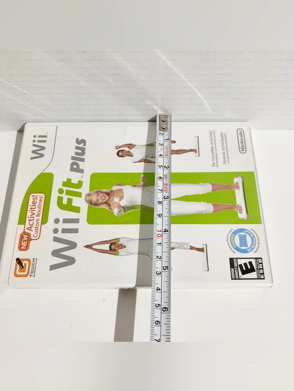 Wii Fit Plus Nintendo 2009 Exercise Video Game Case Manual Disc Complete